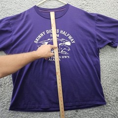 Funny Vintage 90s T Shirt Skinny Dicks Halfway Inn Alaska 2XL JERZEES Polar Bear
