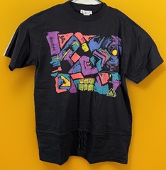 VTG Aerodynamics Dance Single Stitch Tee Drawstring Shirt Black One Size Graphic