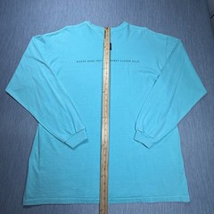 The Seaside Style T-Shirt Size XL Teal Blue Comfort Colors Long Sleeve