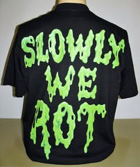 Obituary Slowly We Rot Black T-Shirt Size S M L XL 2XL 3XL Death Metal Band New