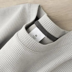 Men’s New Summer Waffle Round Neck Short Sleeve T-Shirt