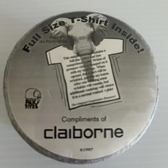 Claiborne PAKTITES T-Shirt Gray Full Size Paky Compression VINTAGE Advertising