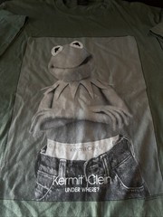Vintage 90’s Kermit the Frog Kermit Clein T-shirt Muppets Calvin Klein Size XL *
