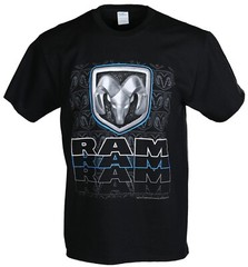 Dodge Ram Triple Threat Logo Cars Trucks Automobiles Automotive T Shirt 48517