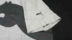 Puma Over Sized Logo Tee INF Future Puma-Gray Black- forever