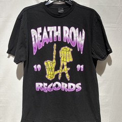 Crooks & Castle Men’s LA Death Row Records Tshirt Sz L Black