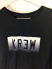 Krew Black Large Cotton T Shirt T15