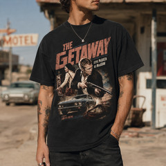 The Getaway Shirt Steve McQueen Sam Peckinpah 70s Crime Movie Tee