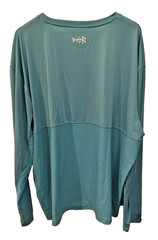 Huk Performance Fishing Men’s Long Sleeve Shirt Blue Size 4XL UPF Sun Protection