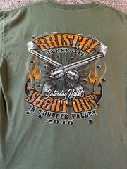 Tennessee Shoot Out Shirt Mens Extra Large Green Orange Thunder Valley FLAW