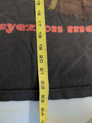 Vintage 2pac T Shirt All Eyez On Me Album Rap Tupac Death Row Small Rare 2005