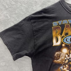 Vintage 2000 Bayou Classic Shirt Men L Black Southern Vs Grambling HBCU Tshirt