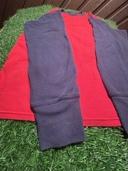 Polo Ralph Lauren Colorblock Waffle-Knit Thermal Long-Sleeve Shir Size L