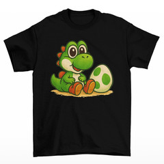 Baby Yoshi T-Shirt Unisex Adult Funny Sizes Labubu Ugly Video Games NES SNES New