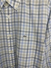 🇫🇷 Vintage 90s Lacoste Regular Fit Shirt Made in France Retro Size 43