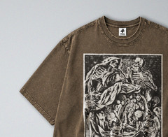 100% Cotton Tee – Unisex Retro Oversized Fit – Dark Aesthetic – 17th Century Art