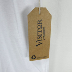 New Visitor Premium White Medium Beer Pong Champion Graphic T Shirt NWT