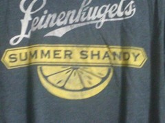 Pre-owned Mens Distressed Look Leinenkugel’s Summer Shandy Tshirt-Sz M-Brewery
