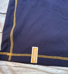 Large Ozoc Jean Co. T-shirt Crown Royal Blue Self Defense Reversible Very Rare