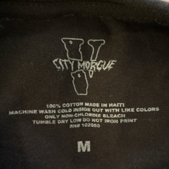 Vlone Black City Morgue-Dogs T-Shirt Size M $65 Last Sale 100% Authentic NWT