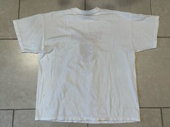 VTG 90s Prague Czech Republic Men’s Shirt XL White Embroidered Coat Of Arms