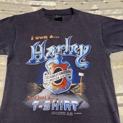 Vtg 80s Harley Davidson Shirt 3d Emblem Own A Harley … Medium