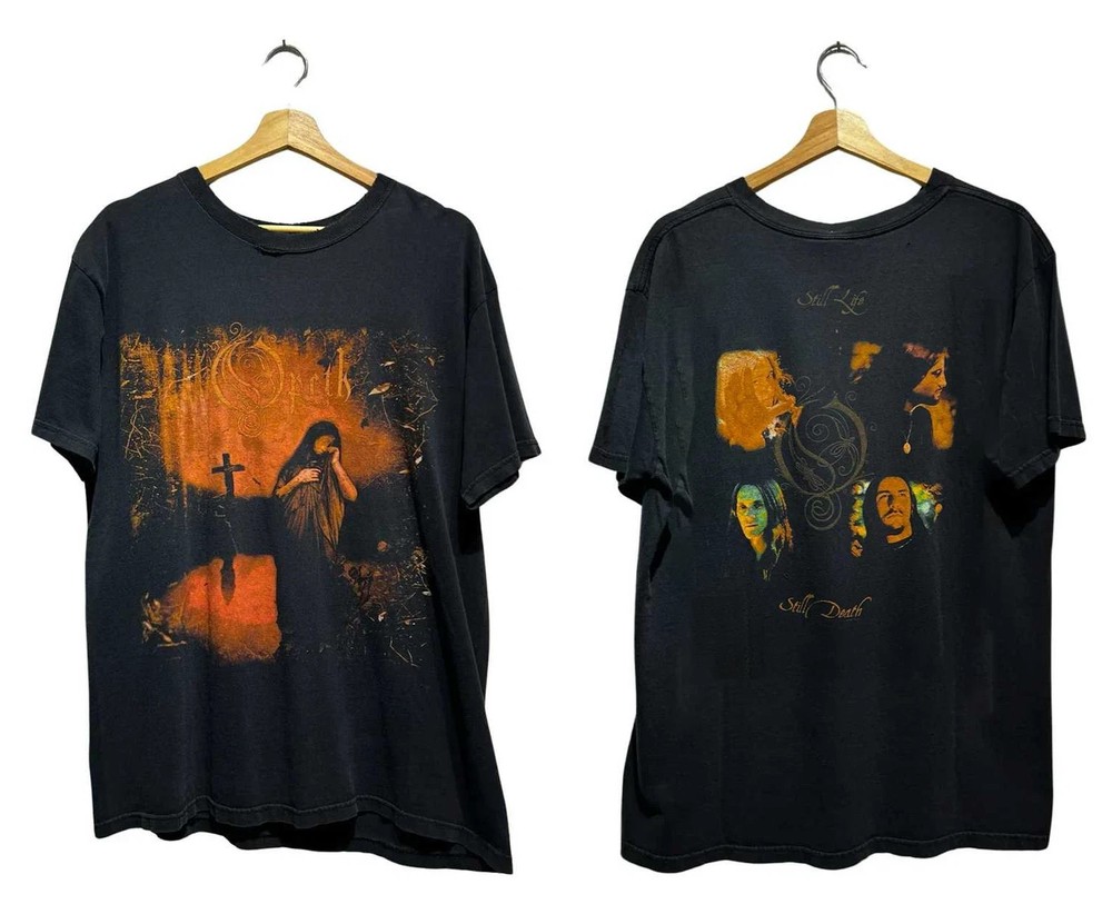 2 Sides Opeth Band Still Life Still Death Unisex Black Shirt Adult Cotton HL241