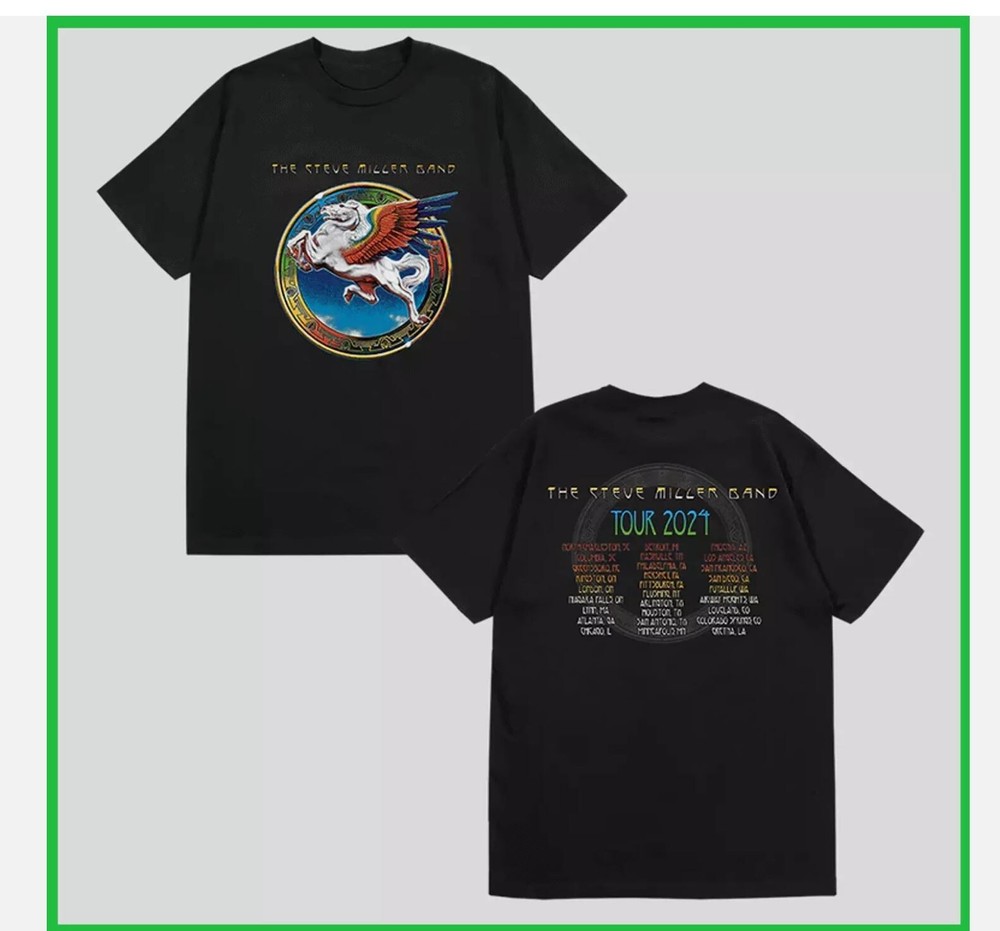 Steve Miller Band Book Of Dreams Tour 2024 T-Shirt