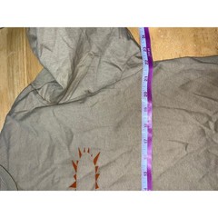 Vintage Long Sleeve Brown Shirt 1/4 Button Up Anvil Cotton Deluxe Tee Large 90s