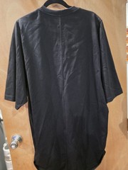 Rick Owens SS17 Walrus Heavyweight T-Shirt Black XL BNWT RU17S9282-BA