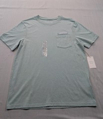 New Free Fly Lazy Tides Pocket Tee Mens Size Small TShirt Green