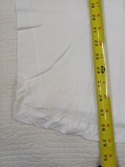 Buck Mason XL Mens White Costa Curved Hem 100% Cotton Crewneck Tee Made USA New