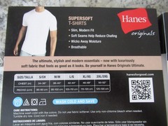 Hanes White T Shirts Size Med. Tagless 4 Total Softest Supersoft Slim Modern Fit