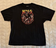 KISS Graphic Band Tee 3XB Black Mad Engine 2021 Starchild Demon Spaceman NWOT