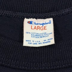 Vintage 80s Champion Notre Dame T-Shirt Mens Large Fighting Irish Blue Made USA
