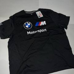 Puma BMW Motorsport Essential Logo Men’s T Shirt Black Sz XXL $40