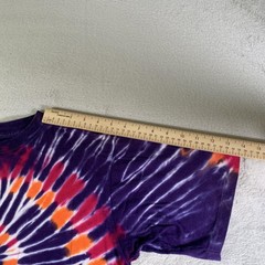 Vintage Sundog Shirt Mens Large Purple Spiral Tie Dye Psychedelic Made USA 90s