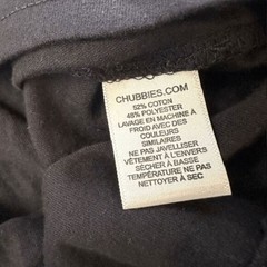 Chubbies Men’s The Weekend Has Arrived Pocket Long Sleeve T-Shirt Black XL