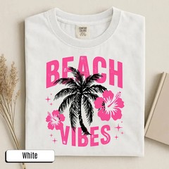 Retro Beach Vibes Summer Vacation Comfort Tee Relaxed Fit