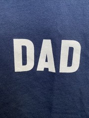 J.Crew Men’s Large Navy Blue “Dad” Crew Neck Short Sleeve T-Shirt NWT