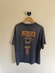 2000 Metallica Vintage T-Shirt Tour Summer Sanitarium Pushead Y2K Rock Band XL