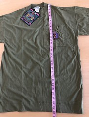 Giovanni L’uomo Men’s Size Small Olive Green Short Sleeve Embroidered T-shirt