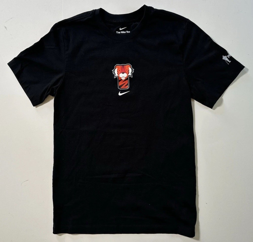 Nike Tiger Woods Paynes’s Valley Black T Shirt Mens S RARE Club Head Cover Logo