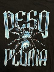 Peso Pluma Double P Spider Tour Shirt Size Large