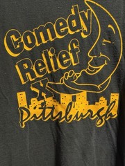 Comedy Relief X Pittsburgh T-Shirt Diesel Nightclub 2010 Benefit Gildan L