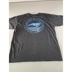 NWT Coastal Swell Charcoal Gray Lightweight Cotton‑Blend T‑Shirt Size XL