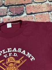 Vintage Volunteer Fire Dept 80s T Shirt Men’s Large Mount Pleasant PA Faded-Worn