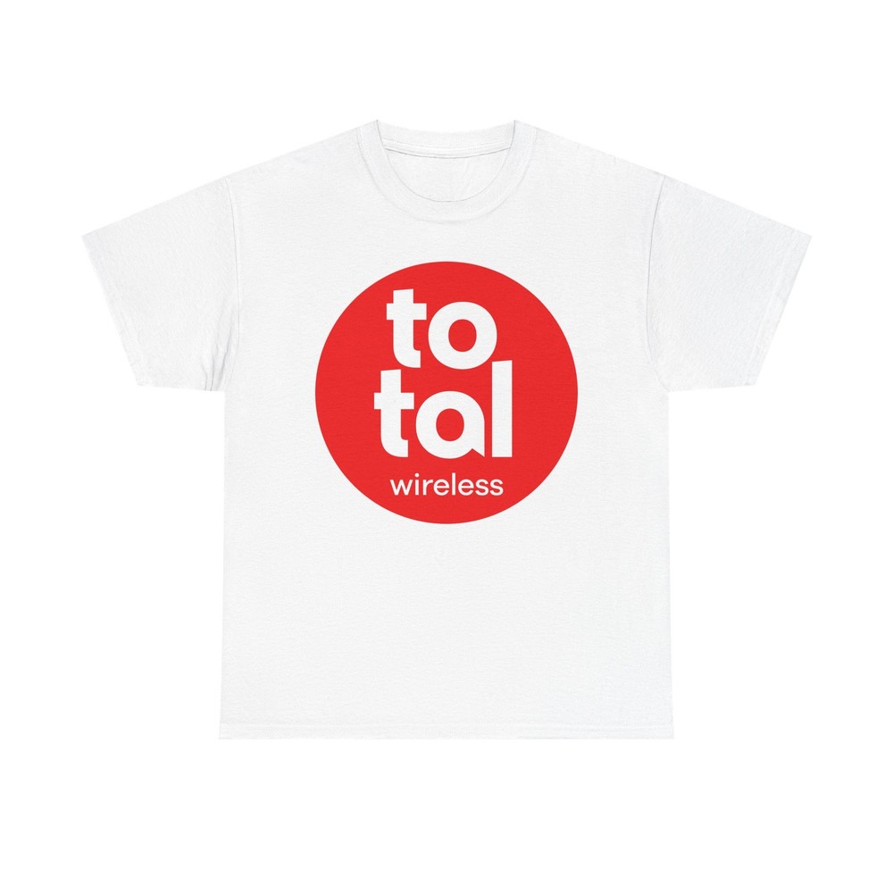Total Wireless Logo T-Shirt | Retro Red Circle Tech Tee