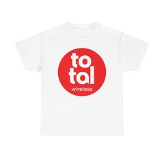 Total Wireless Logo T-Shirt | Retro Red Circle Tech Tee