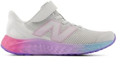 New Balance Fresh Foam Arishi V4 Bungee Lace with Top Strap Running Shoe, Grey M